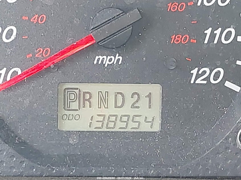 MAZDA TRIBUTE 2001 VIN 4F2CU08121KM45179