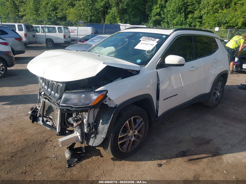 2020 Jeep Compass, Front End, IAAI, VIN 3C4NJCBB4LT166077 — photo 2