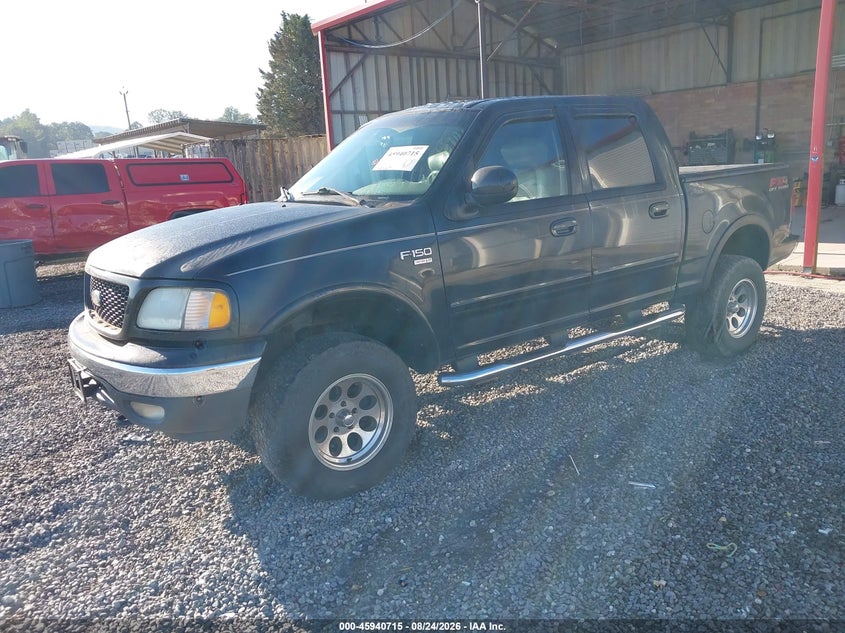 2002 Ford F-150, Right Side, IAAI, VIN 1FTRW08L72KD75346 — photo 2