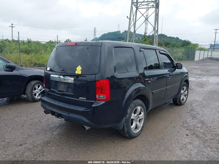 2013 HONDA PILOT auction photo 4