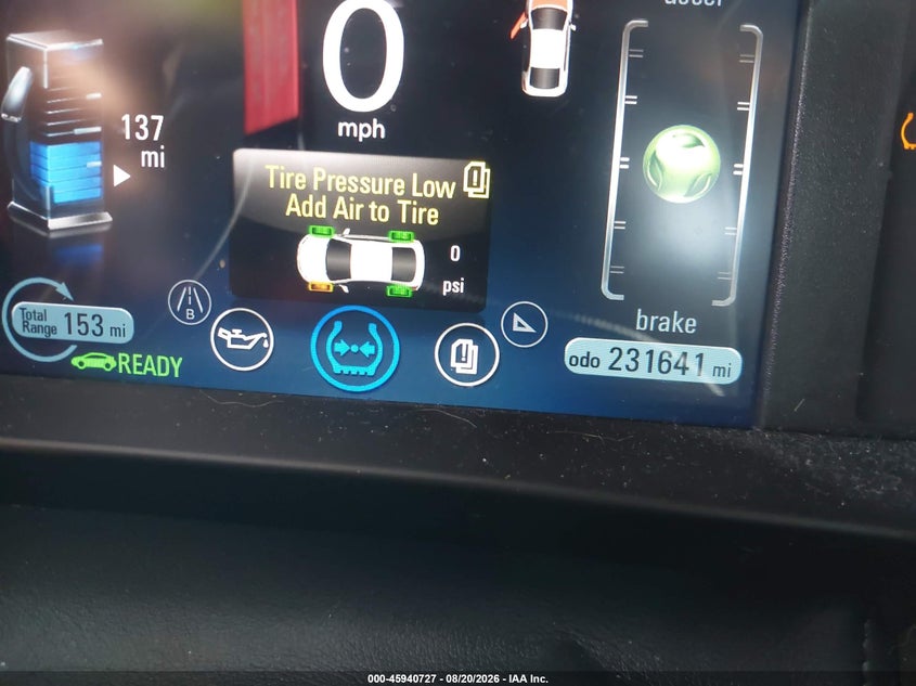 CHEVROLET VOLT 2013 VIN 1G1RF6E41DU133457