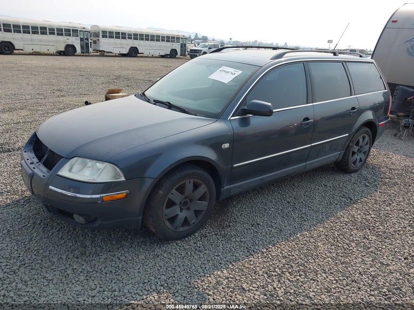 2003 Volkswagen Passat, Звичайний знос, IAAI, VIN WVWYH63B53E142928 — фото 2