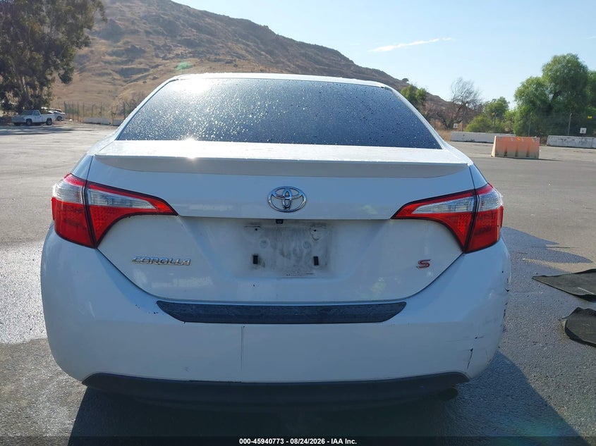 2015 TOYOTA COROLLA SEDAN 1.8L I-4 DOHC, VVT, 132HP