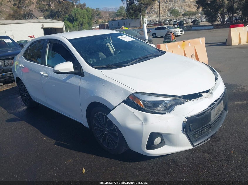 Vin: 5yfburhe2fp280567, lot: 46439945, toyota corolla s plus 20151