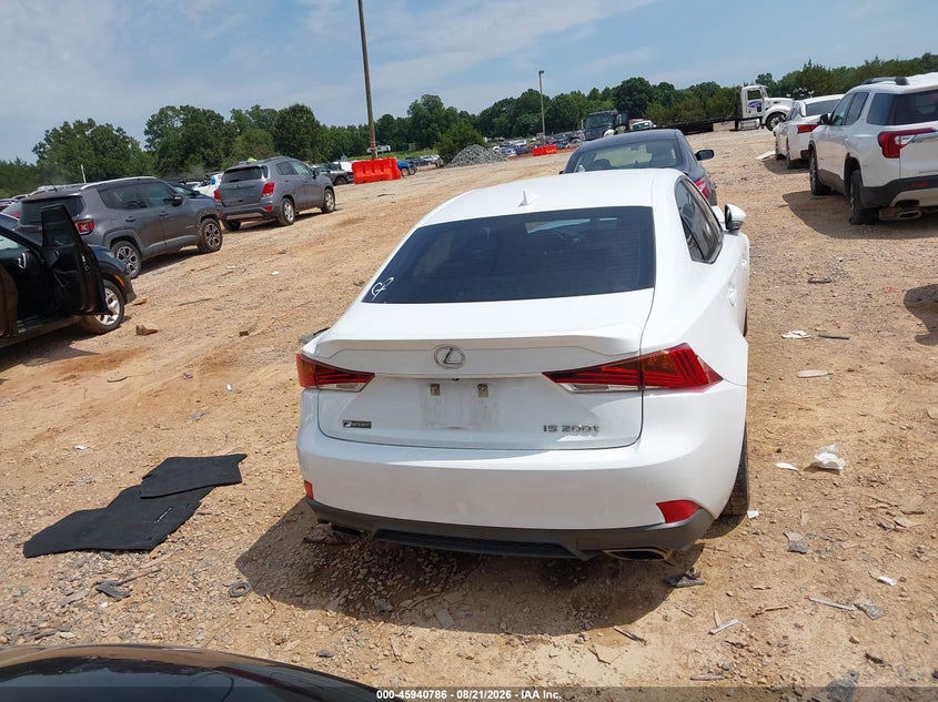 LEXUS IS 200T 2017 VIN JTHBA1D26H5043343