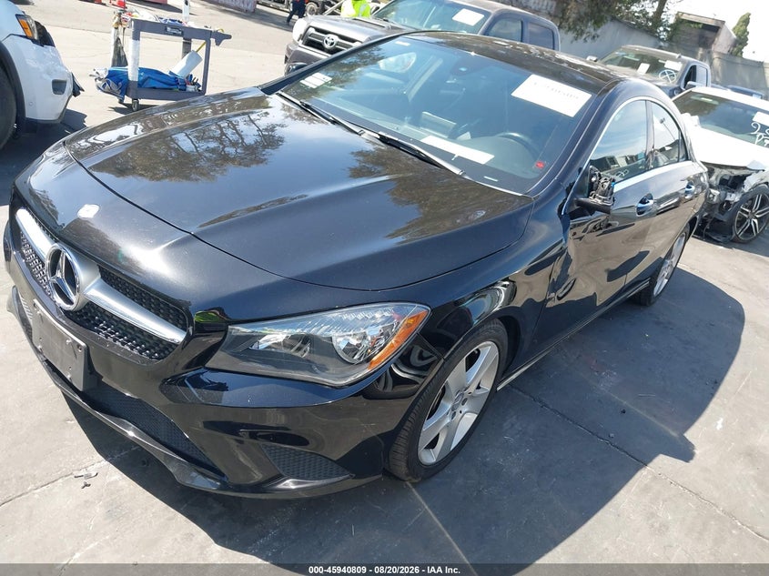 2015 Mercedes-Benz Cla 250, Левый бок, IAAI, VIN WDDSJ4EB9FN268537 — фото 2
