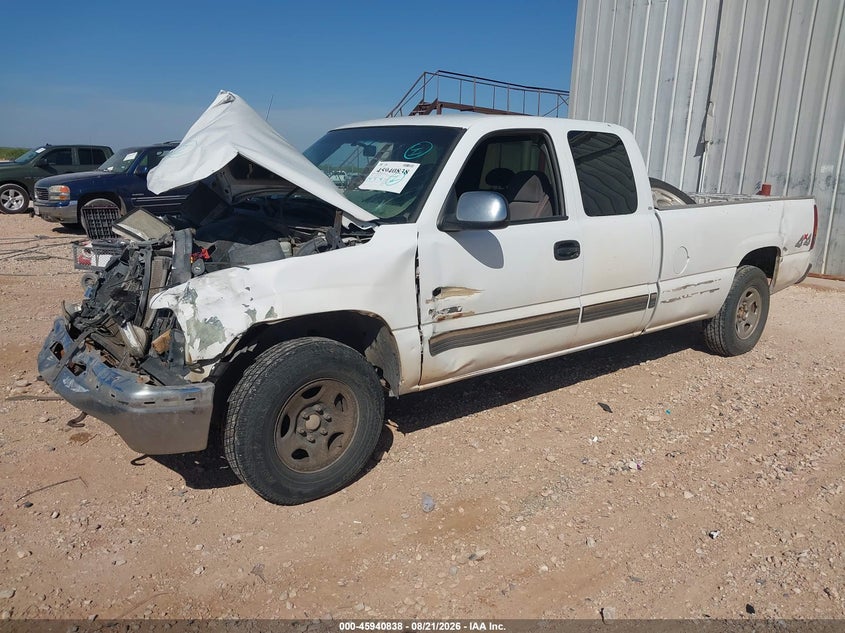 2002 Chevrolet Silverado, Повреждение двигателя, IAAI, VIN 1GCEK19V72E205759 — фото 2