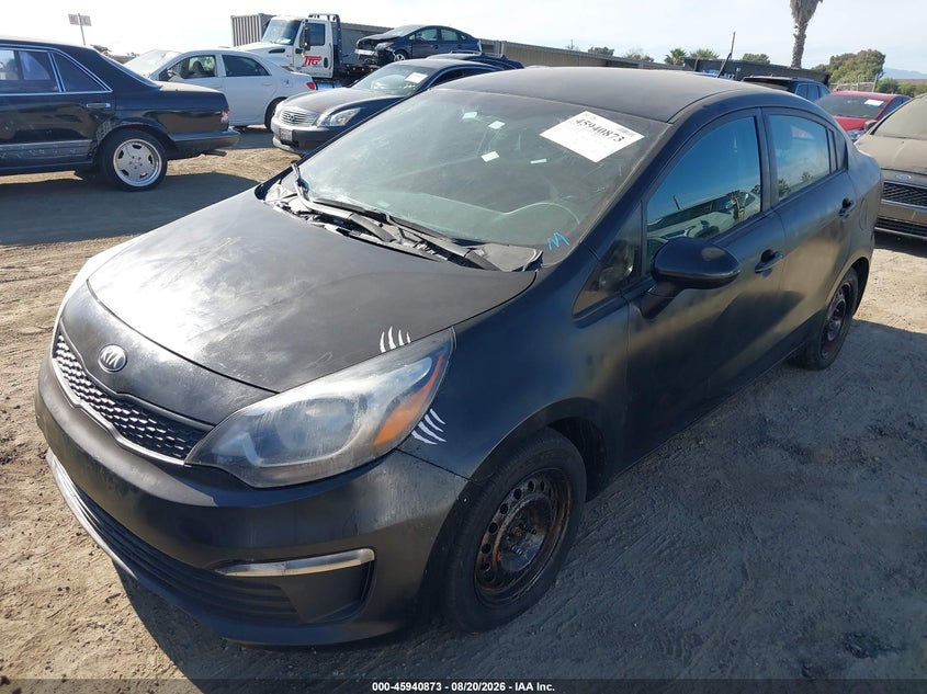 2017 Kia Rio, Normal Wear & Tear, IAAI, VIN KNADM4A3XH6025774 — photo 2