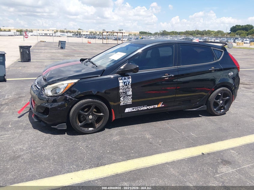 2015 Hyundai Accent, Front End, IAAI, VIN KMHCT5AEOFU226077 — photo 2