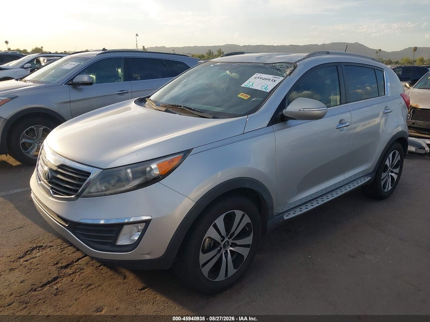 2013 KIA SPORTAGE SPORT UTILITY VEHICLE 2.4L I-4 DOHC, VVT, 176HP