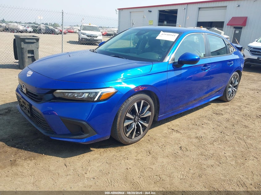 2023 Honda Civic, Rear, IAAI, VIN 2HGFE1F78PH310359 — photo 2