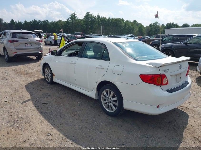 2009 TOYOTA COROLLA SEDAN 1.8L I-4 DOHC, VVT, 132HP