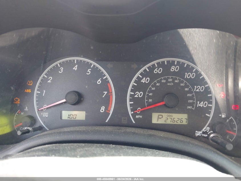2009 TOYOTA COROLLA SEDAN 1.8L I-4 DOHC, VVT, 132HP