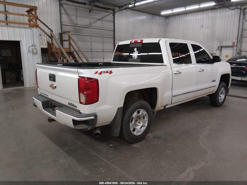 Vin: 3gcuktec8jg290565, lot: 46440173, chevrolet silverado 1500 high country 20184