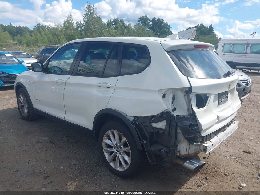 2014 BMW X3 SPORT UTILITY VEHICLE 2.0L I-4 DI, DOHC, VVT, TURBO, 240HP