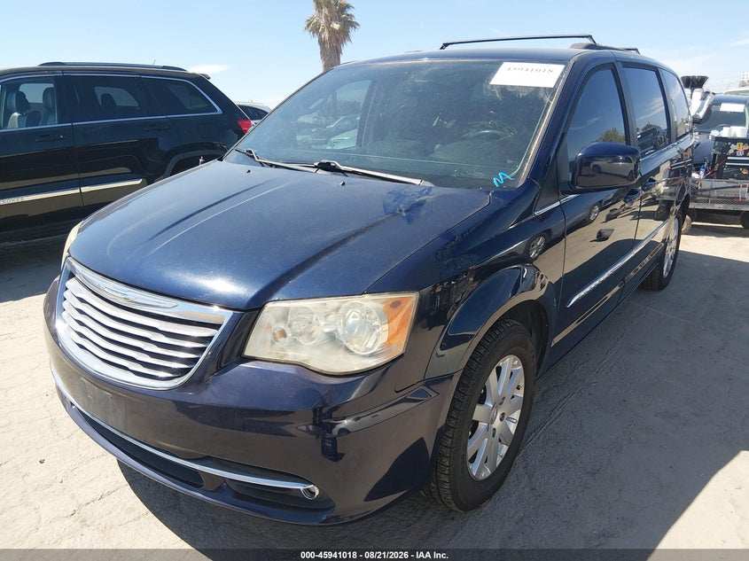 Vin: 2c4rc1bg5er446947, lot: 46440190, chrysler town & country touring 20142