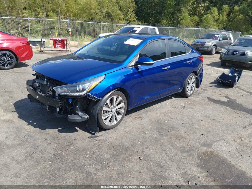 2022 Hyundai Accent, Front End, IAAI, VIN 3KPC34A64NE188924 — photo 2