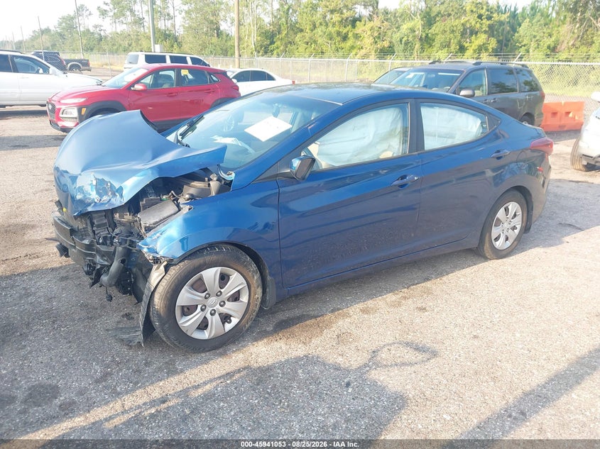 2015 Hyundai Elantra, Front End, IAAI, VIN KMHEH4AE5GU557657 — photo 2