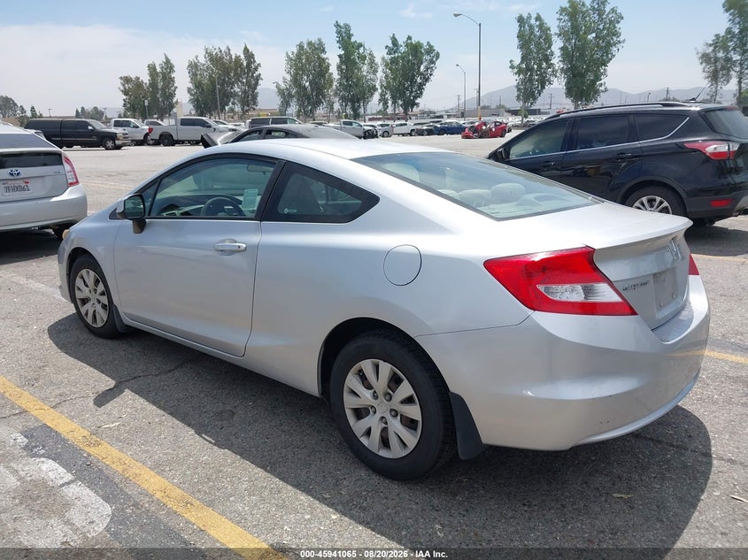 2012 HONDA CIVIC COUPE 1.8L I-4 VVT, 140HP