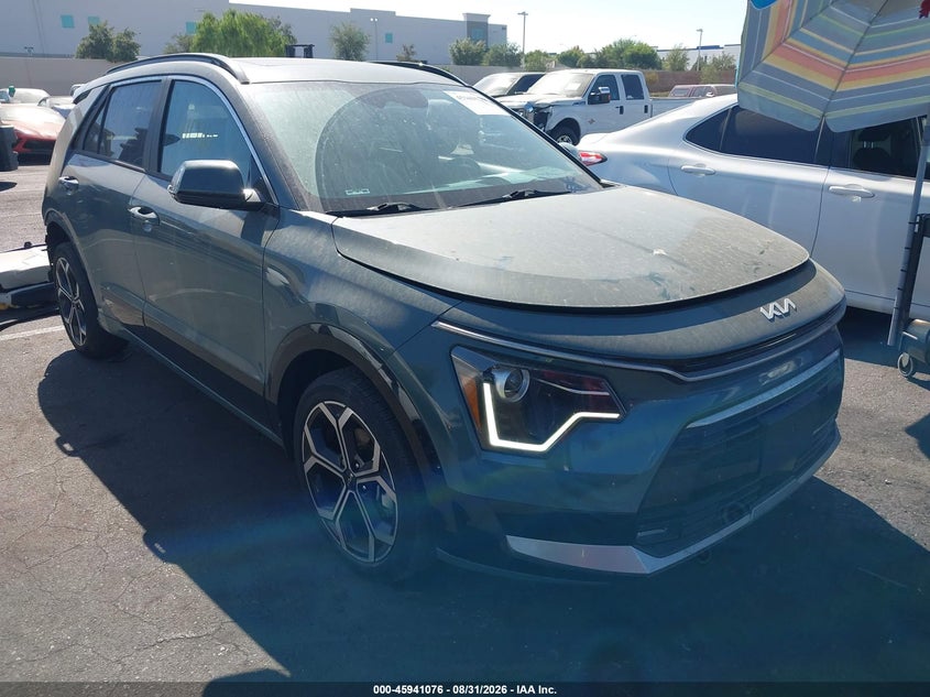 Vin: kndcr3le9p5108495, lot: 46440248, kia niro ex touring 2023 img_1