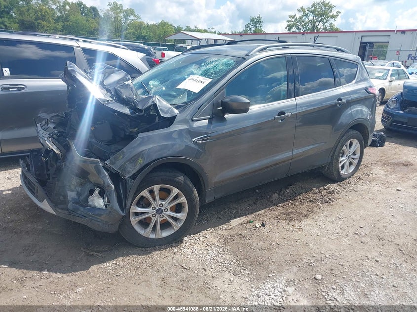 2018 Ford Escape, Удар спереди, IAAI, VIN 1FMCU0GD7JUA01663 — фото 2