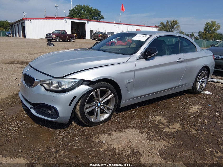 Vin: wba3v9c51epr69456, lot: 46440301, bmw 4 series 428i xdrive xdrive 20142