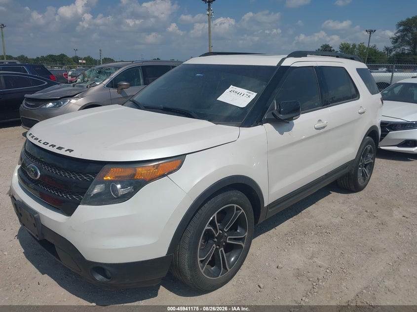2015 Ford Explorer, Flood, IAAI, VIN 1FM5K8GT5FGA83919 — photo 2