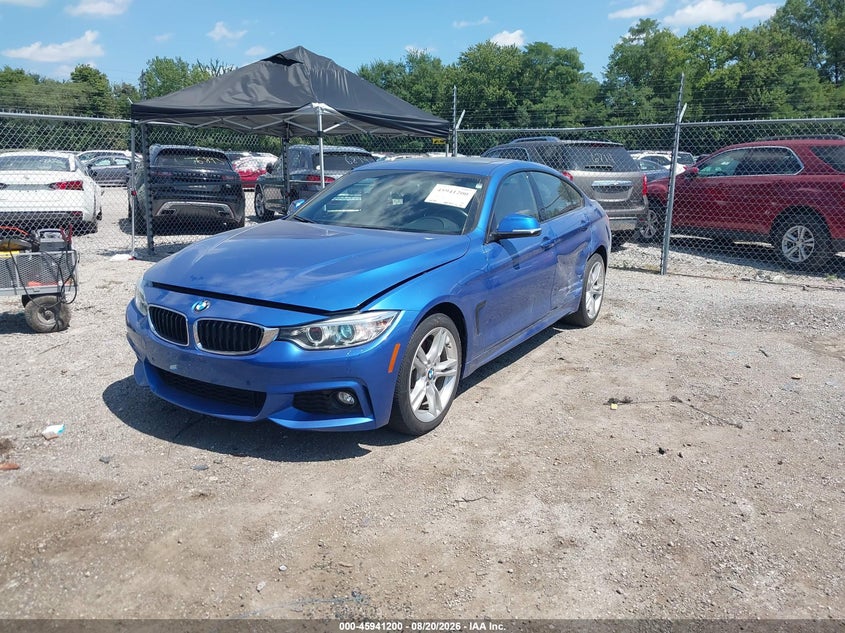 2017 BMW 4er, Обычный износ, IAAI, VIN WBA4F9C52HG791787 — фото 2