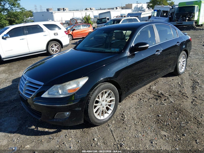 2010 Hyundai Genesis, Удар ззаду, IAAI, VIN KMHGC4DE8AU074484 — фото 2