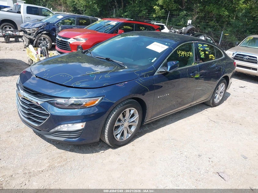 2019 Chevrolet Malibu, Удар спереду, IAAI, VIN 1G1ZD5ST9KF201470 — фото 2