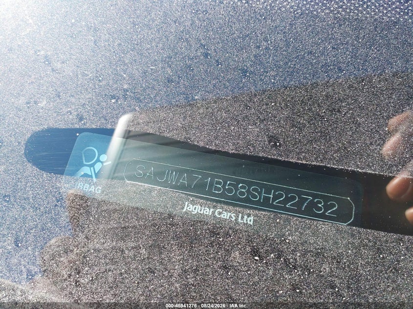 JAGUAR XJ 2008 VIN SAJWA71B58SH22732