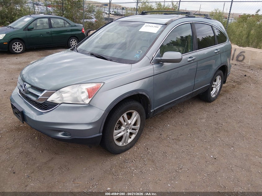 2010 Honda Cr-V Ex-L, Обычный износ, IAAI, VIN 5J6RE3H75AL050673 — фото 2