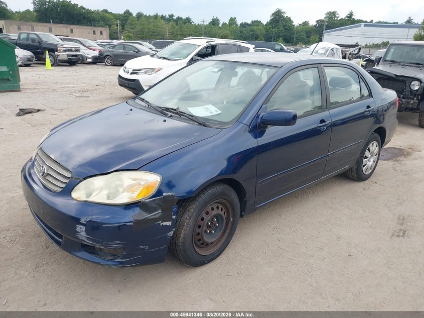 2004 Toyota Corolla, Обычный износ, IAAI, VIN 2T1BR38E34C306993 — фото 2