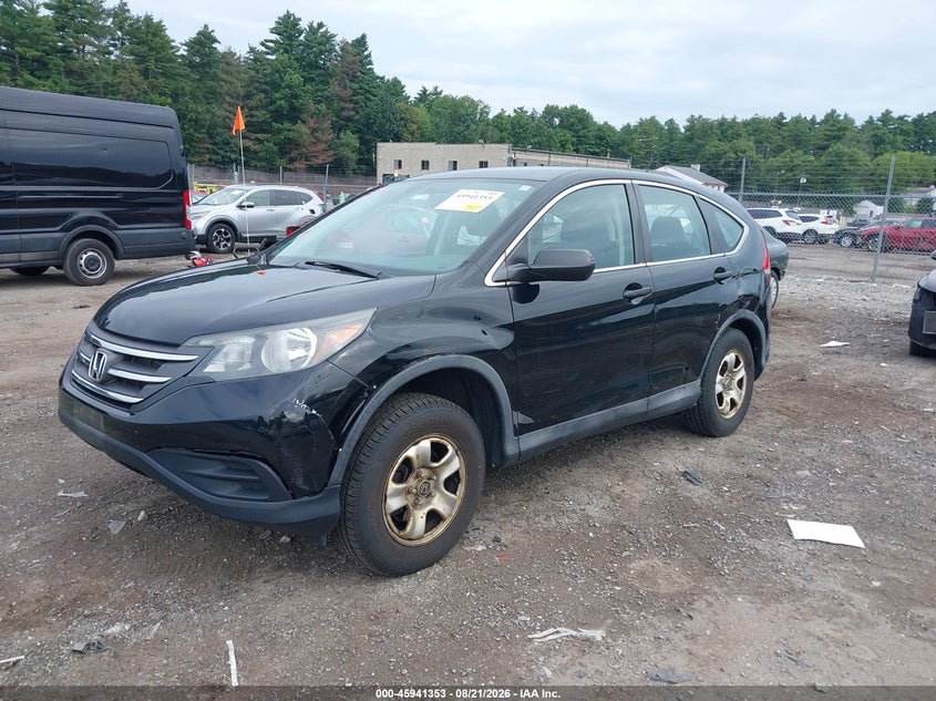 2013 Honda CR-V, Левый бок, IAAI, VIN 2HKRM4H37DH686743 — фото 2