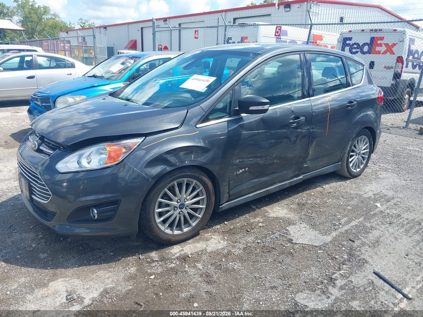 2015 Ford C-MAX, Left Side, IAAI, VIN 1FADP5BU0FL100266 — photo 2