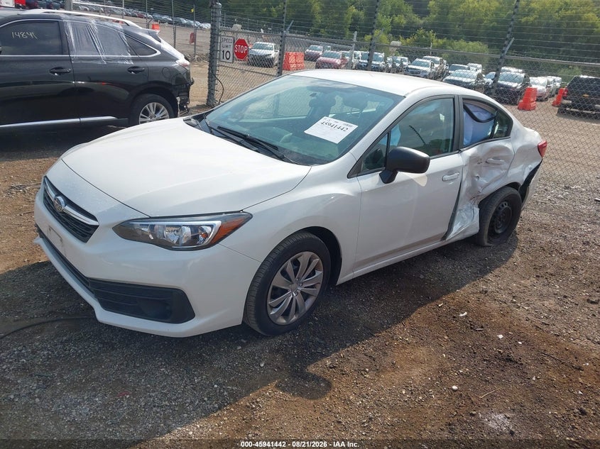2020 Subaru Impreza, Левый бок, IAAI, VIN 4S3GKAB6XL3606134 — фото 2