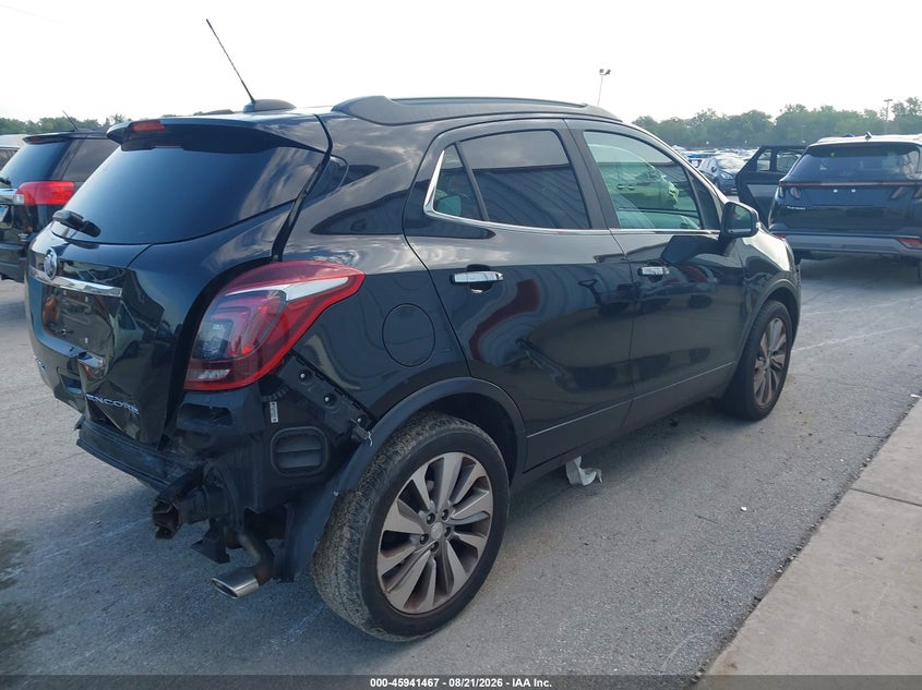 Vin: kl4cjasb2hb184740, lot: 46440639, buick encore preferred 20174