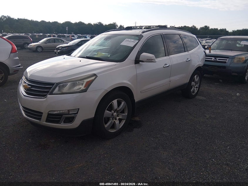 2017 Chevrolet Traverse, Удар сзади, IAAI, VIN 1GNKRJKD3HJ102426 — фото 2