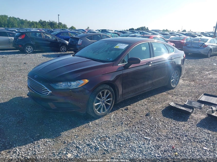 2017 Ford Fusion, Rear, IAAI, VIN 3FA6P0HD7HR137080 — photo 2