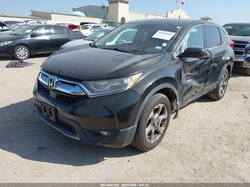 2017 Honda CR-V, Левый бок, IAAI, VIN 2HKRW2H50HH675220 — фото 2