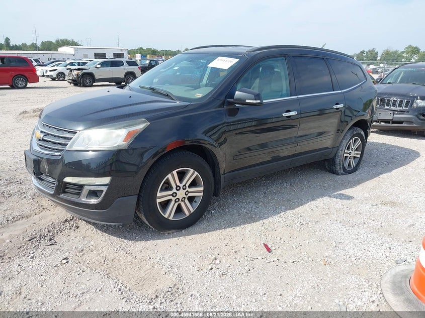 2015 Chevrolet Traverse, Удар сзади, IAAI, VIN 1GNKRHKD9FJ284929 — фото 2