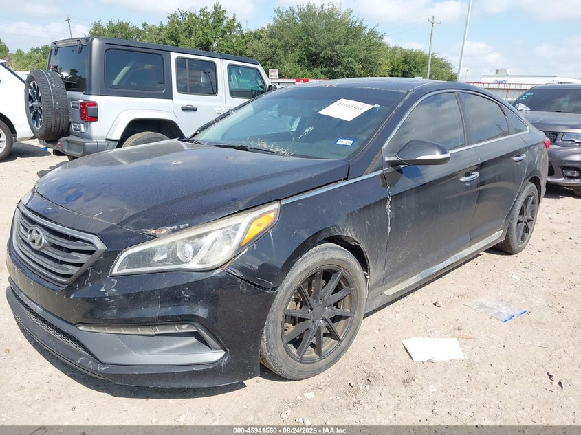 2016 Hyundai Sonata, Normal Wear & Tear, IAAI, VIN 5NPE34AF5GH374527 — photo 2