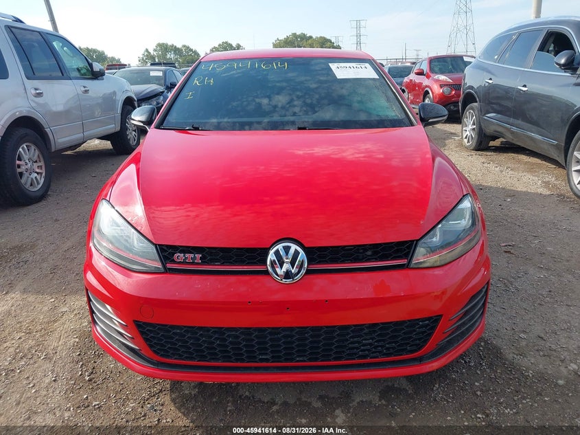 VOLKSWAGEN GOLF GTI 2017 VIN 3VW447AU3HM053703