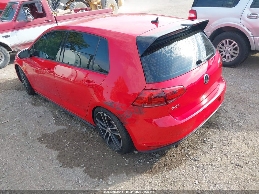 VOLKSWAGEN GOLF GTI 2017 VIN 3VW447AU3HM053703