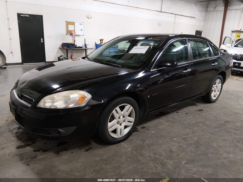 2007 Chevrolet Impala, Front & Rear, IAAI, VIN 2G1WU58R579189476 — photo 2