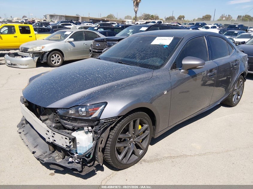 2018 Lexus IS, Front & Rear, IAAI, VIN JTHBA1D26J5072587 — photo 2