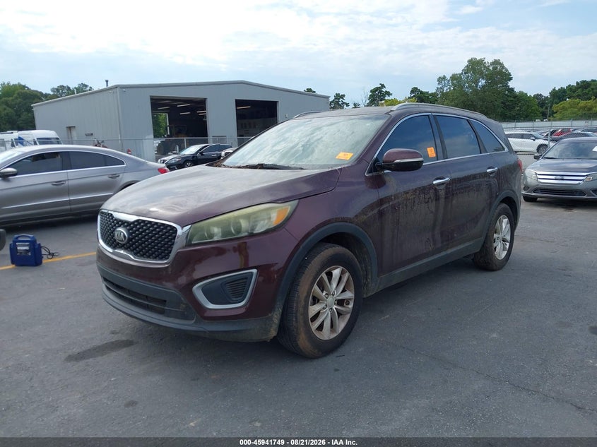 Vin: 5xypg4a30gg128866, lot: 46440921, kia sorento 2.4l lx 20162