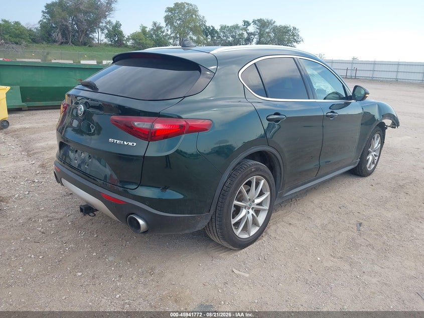 Vin: zaspakbn6k7c33284, lot: 46440944, alfa romeo stelvio ti lusso awd 20194
