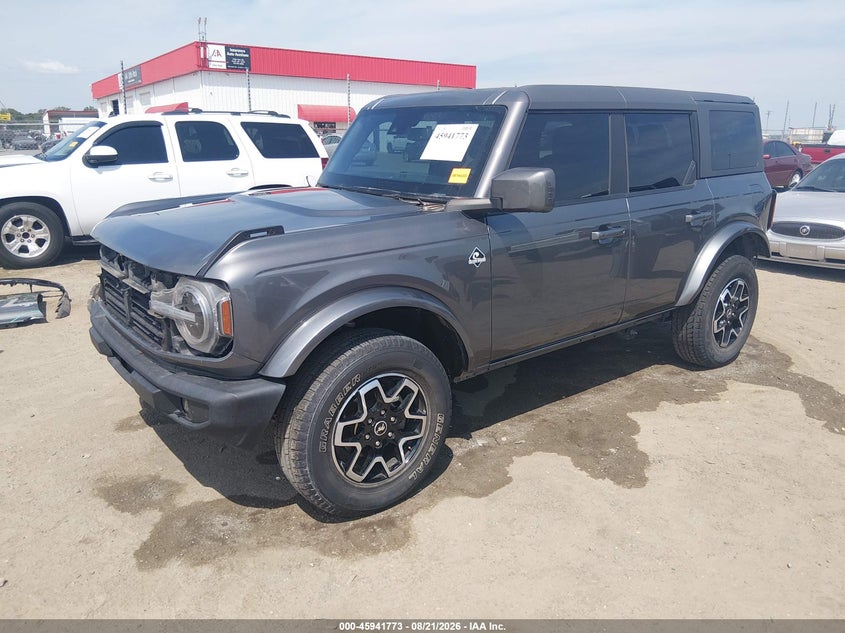 Vin: 1fmde5bh7nla71037, lot: 46440945, ford bronco outer banks 20222