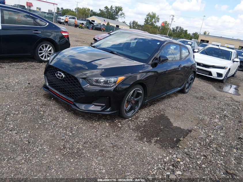 2020 Hyundai Veloster, Затоплення, IAAI, VIN KMHTH6AB2LU025628 — фото 2